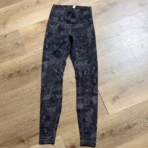 lululemon athletica Black Camouflage Leggings